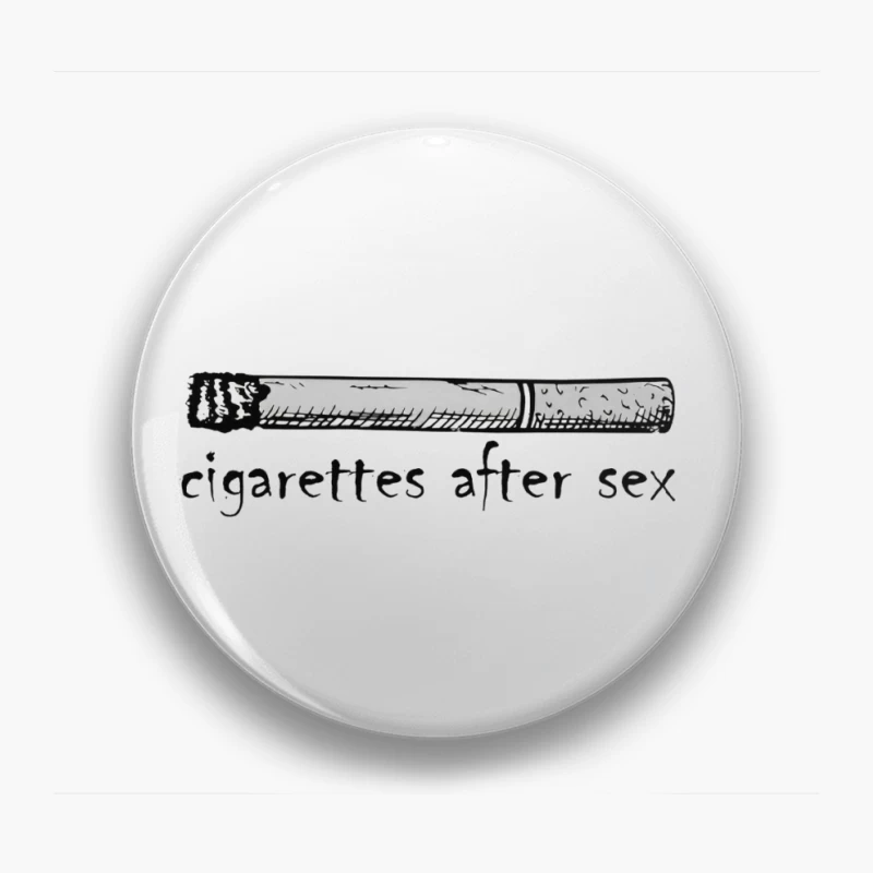 Cigarettes After Sex Logo Black Pin