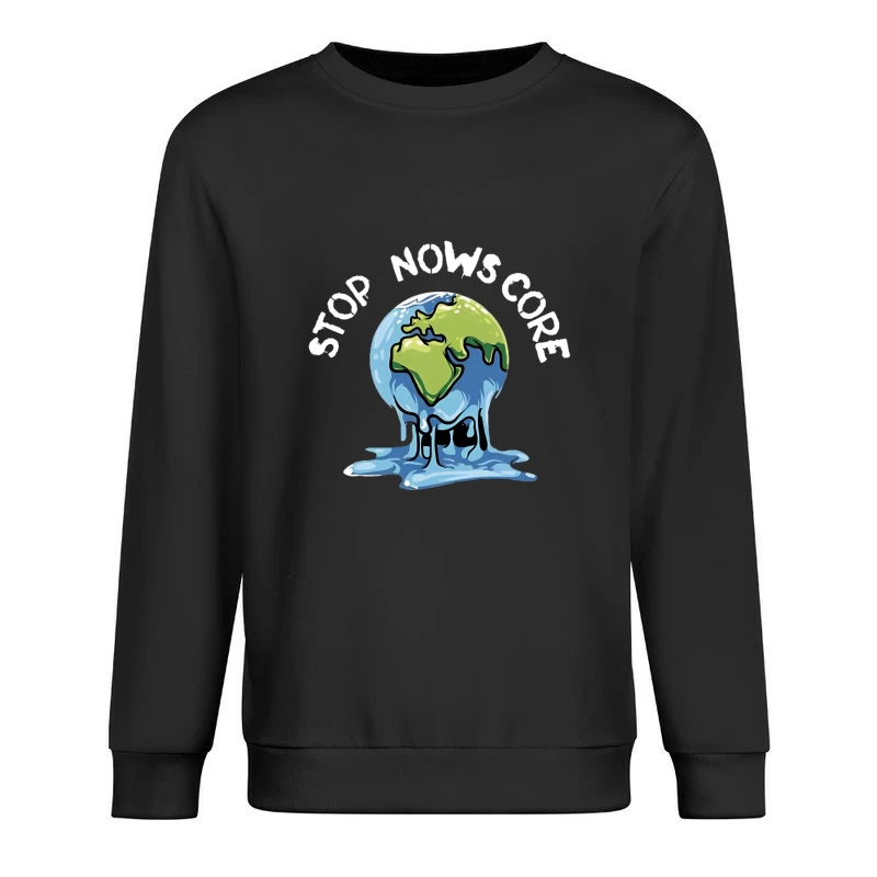 Stoppen der Klimaerwärmung Herren Pullover Sweatshirt