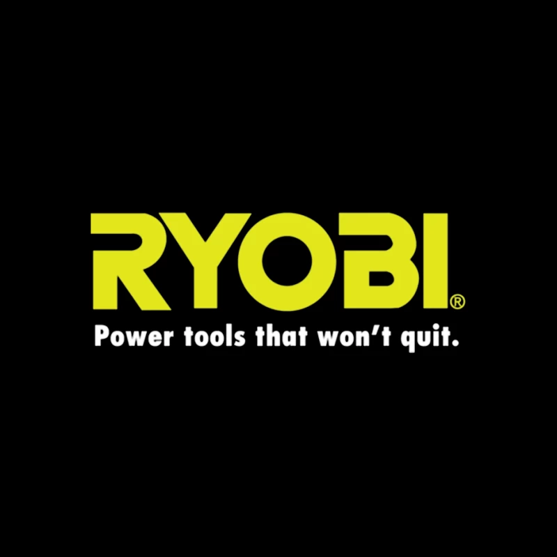 Ryobi Power Tools Corporate Logo with Slogan Pin