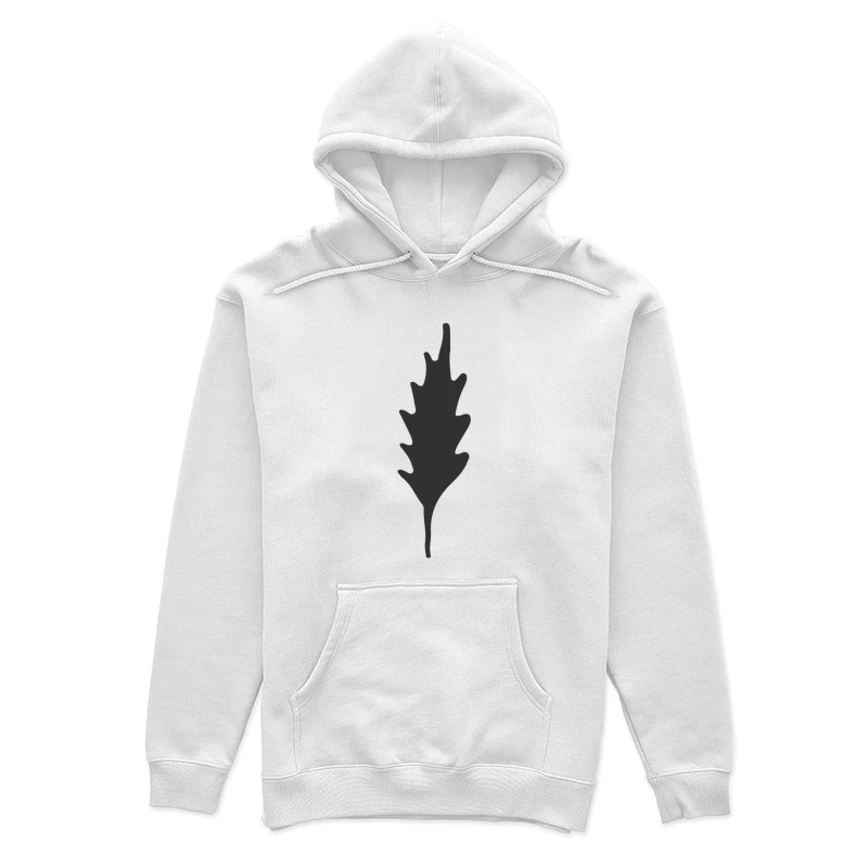 Silhouette de feuille de chêne Femme Sweat à capuche