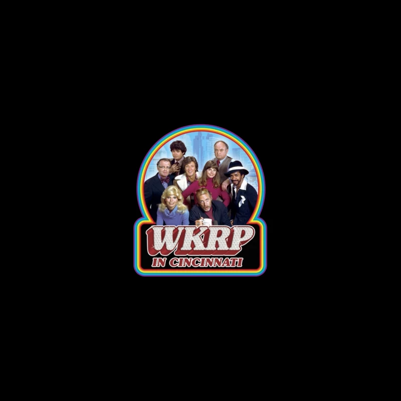 WKRP in Cincinnati skyline logo 6 Travel Mug