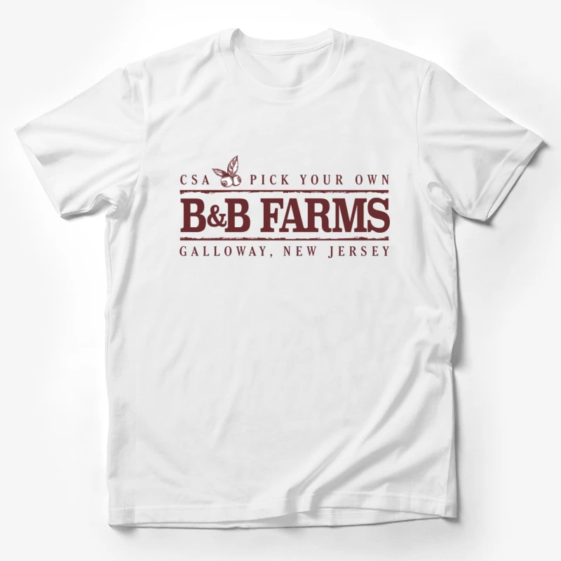 B&B Farms Logo Male T-Shirt