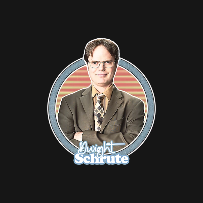 Dwight Schrute  Retro Fan Art Design Female Long Sleeve T-Shirt