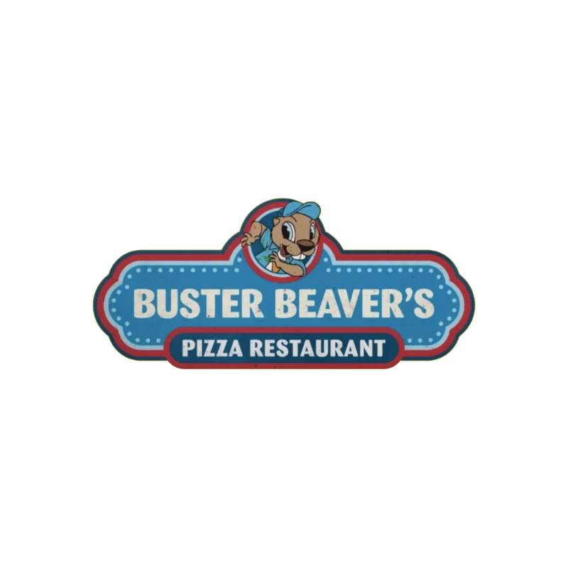 Buster Beaver's Pizza Restaurant Tapestry