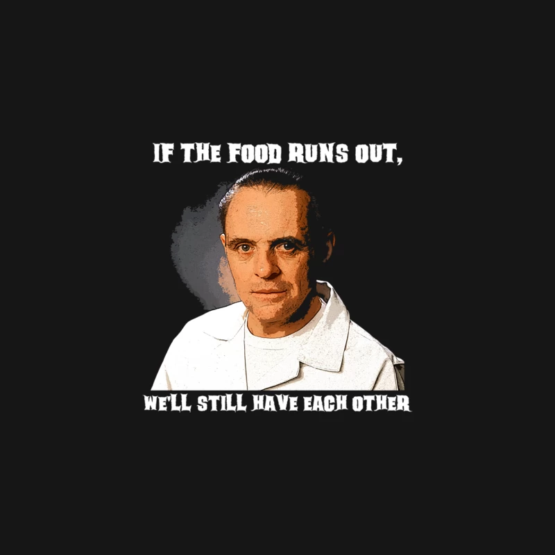 Hannibal Lecter, If the Food Runs Out Desk Mat