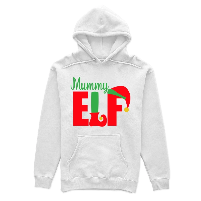 Conception Maman Elfe de Noël Colorée Femme Sweat à capuche