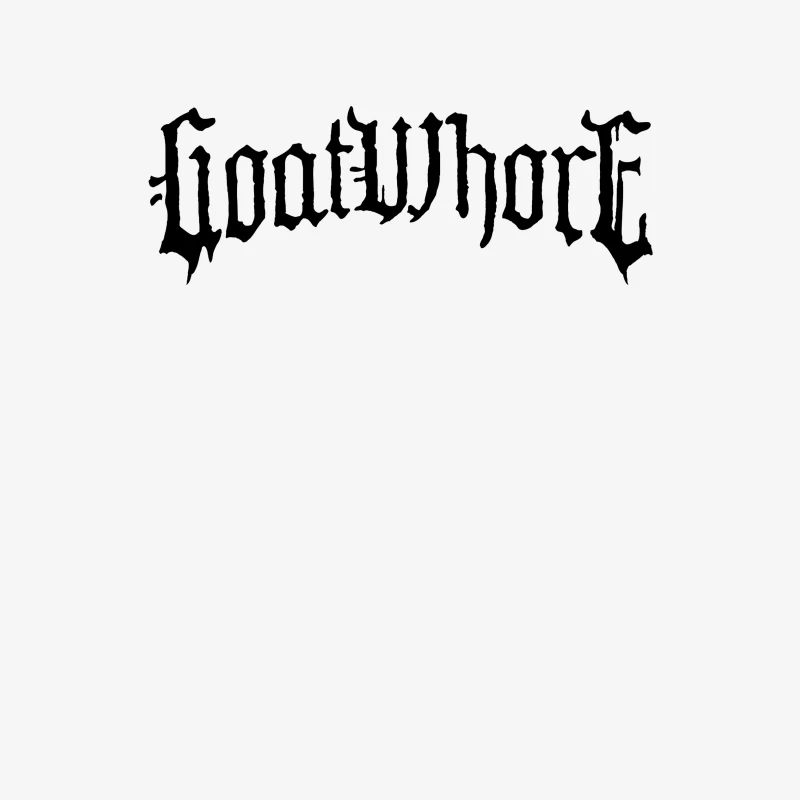 Goatwhore Logo Male Pullover Sweatshirt