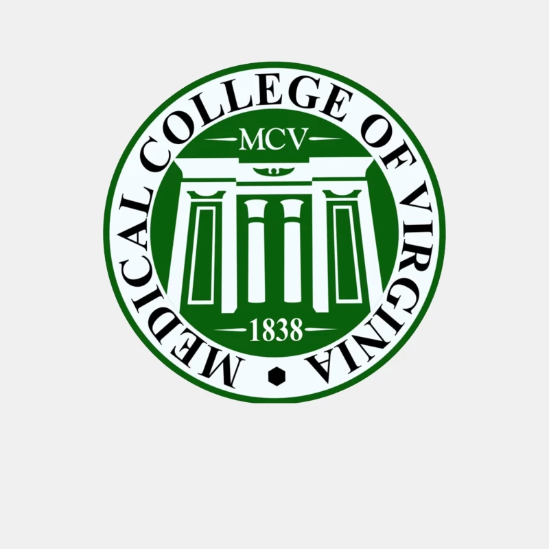 Medical College of Virginia (MCV) Historical Academic Seal from 1838 Male Tank Top