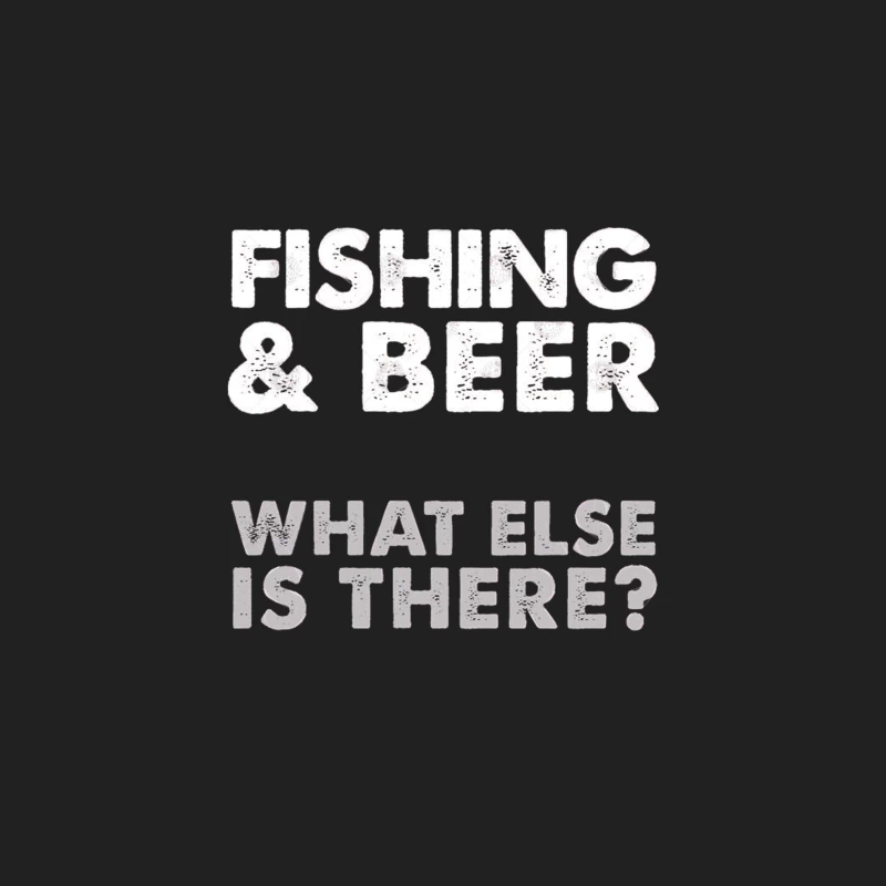 Fishing &amp_ Beer -  Funny Booze Slogan Bucket Hat