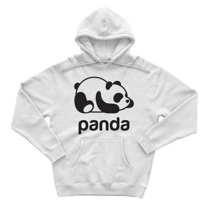 Schlafender Panda Logo Herren Pullover Hoodie