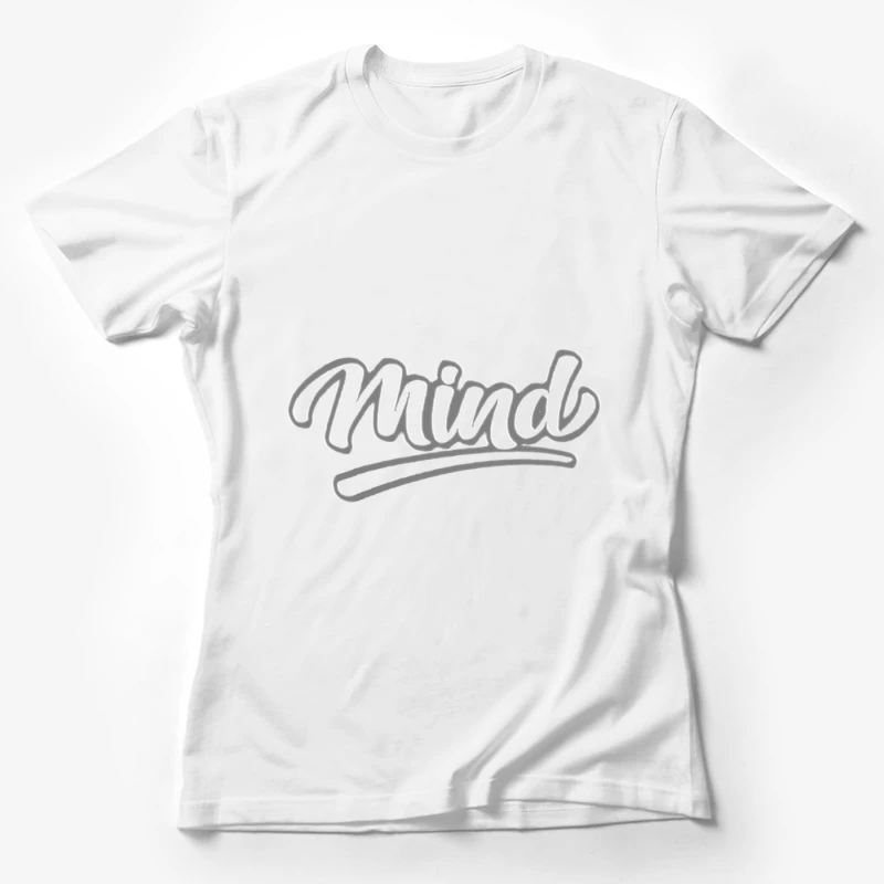 Stylish Typography Design Female T-Shirt