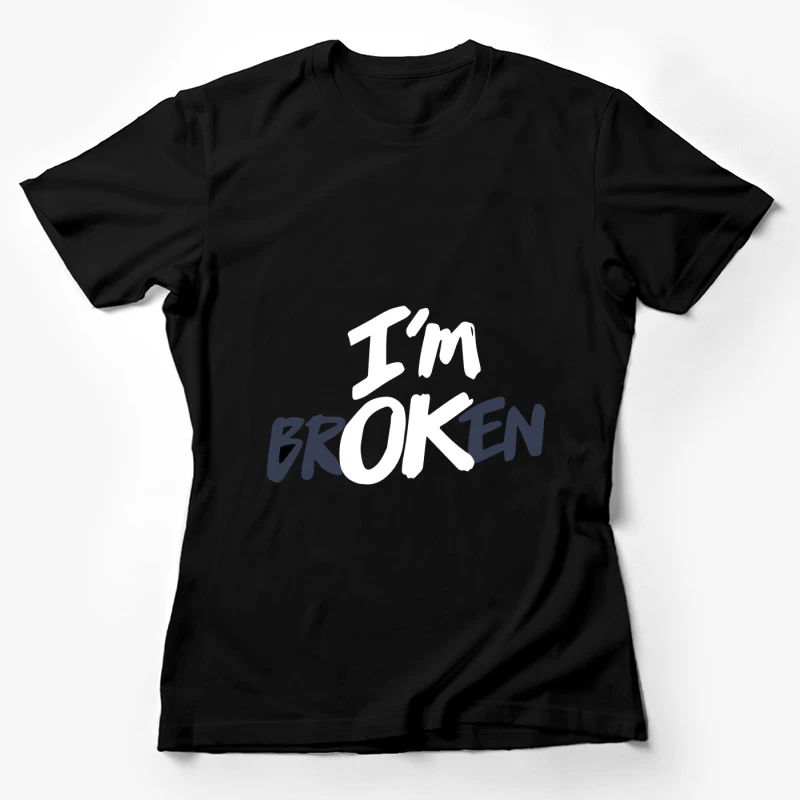 Gebrochene Seele - Grafikdesign Damen T-Shirt
