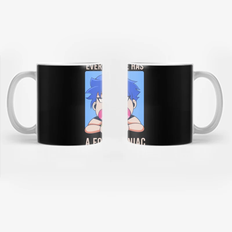 Food Maniac in Anime Coffee Mug