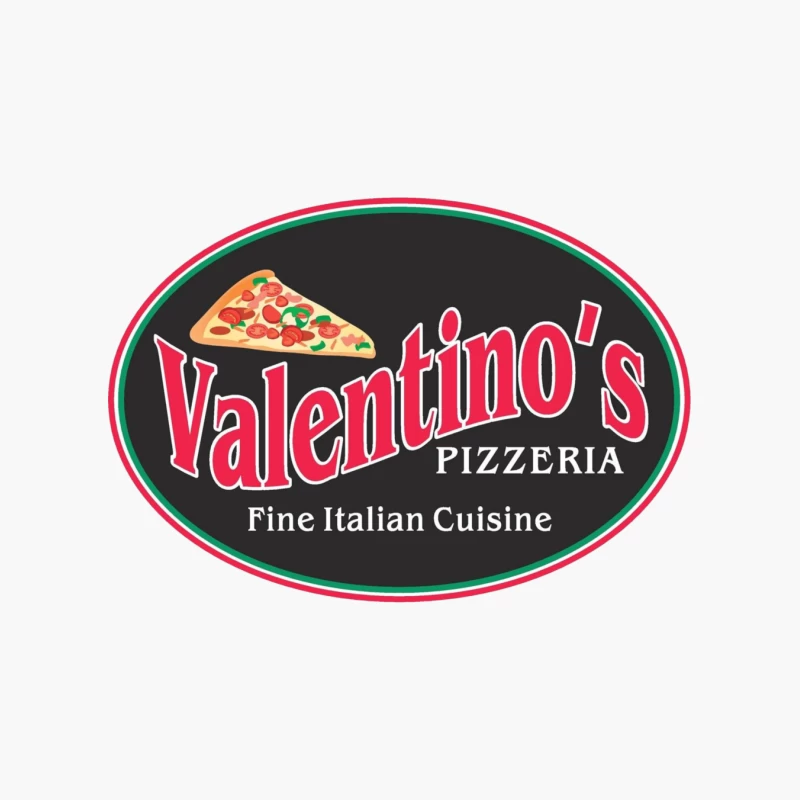 Valentino's Pizza Classic Italian Cotton Tote Bag