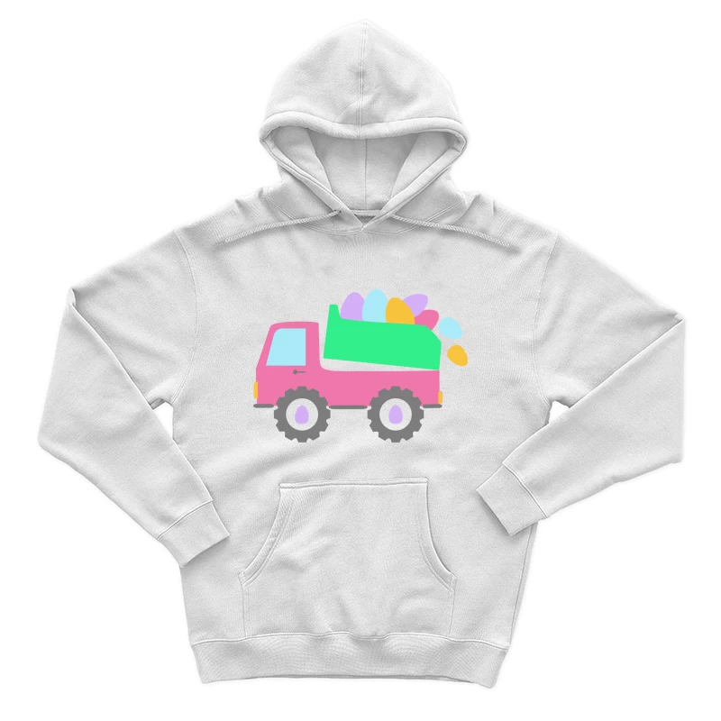 Camion coloré avec œufs décoratifs Homme Sweat à capuche