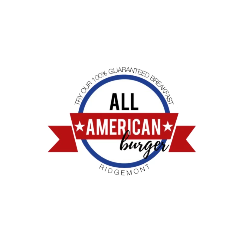 All american burger Throw Pillow