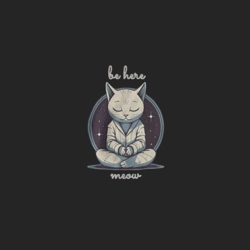 Chat en Méditation dans l'Espace Femme Sweat-shirt à enfiler