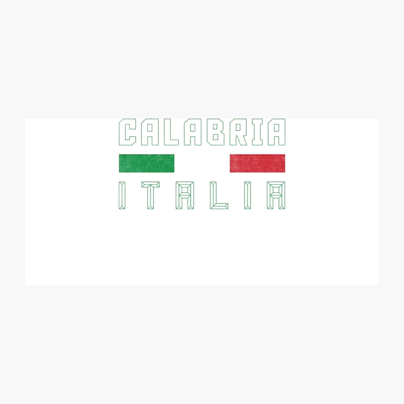 Calabria Italia  Italy Typography Design Coffee Mug