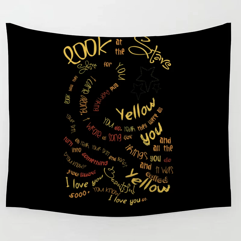 Coldplay Yellow Lyrics Tapestry