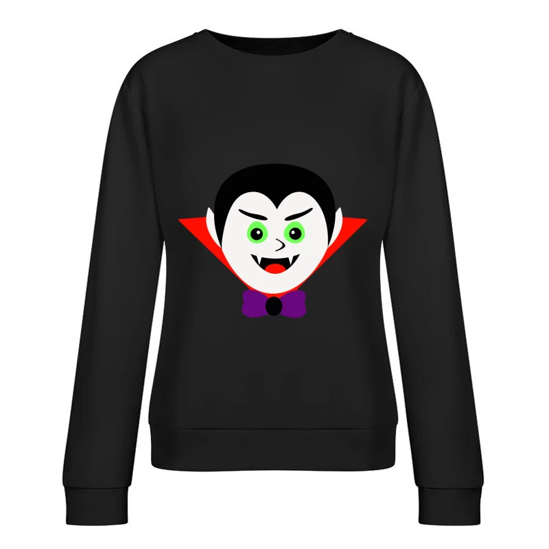 Illustration de vampire effrayant Femme Sweat-shirt à enfiler