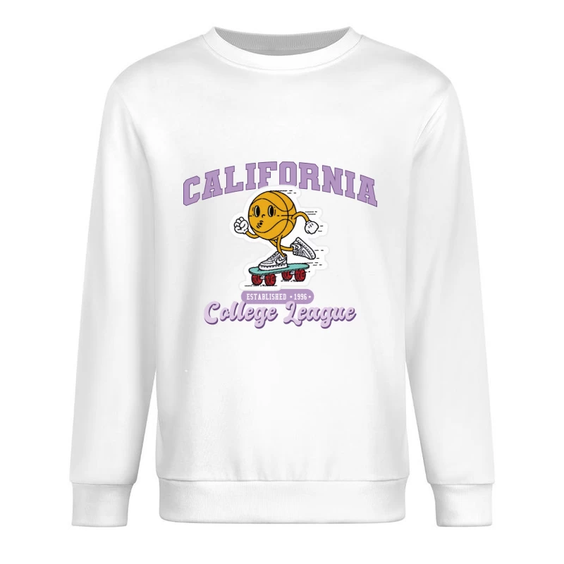 Kalifornische College-Liga Skater Basketballstil Herren Pullover Sweatshirt
