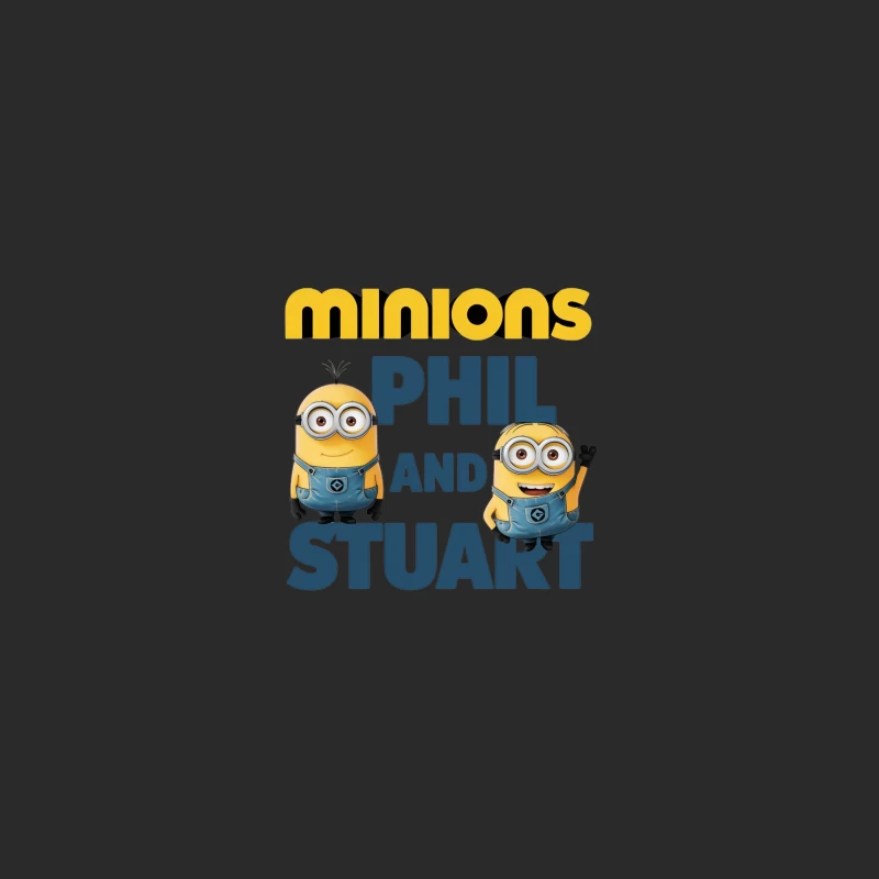 Minions Phil and Stuart: Animated Characters from Popular Movie Franchise Baseball Cap