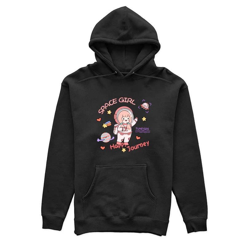 Raumfahrt-Mädchen auf Abenteuerreise Damen Pullover Hoodie