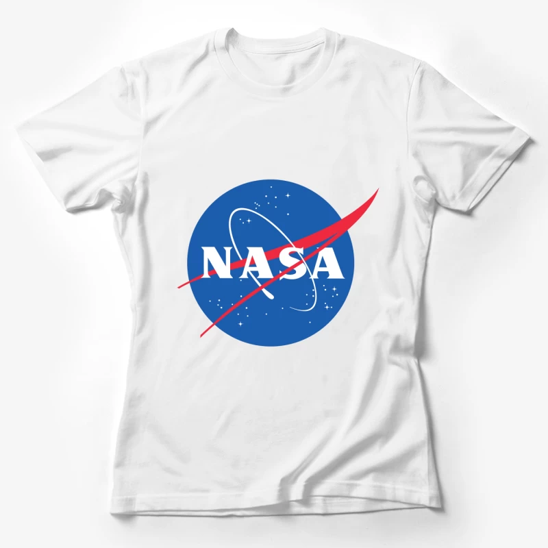 NASA Logo: Celebrating Space Exploration Female T-Shirt
