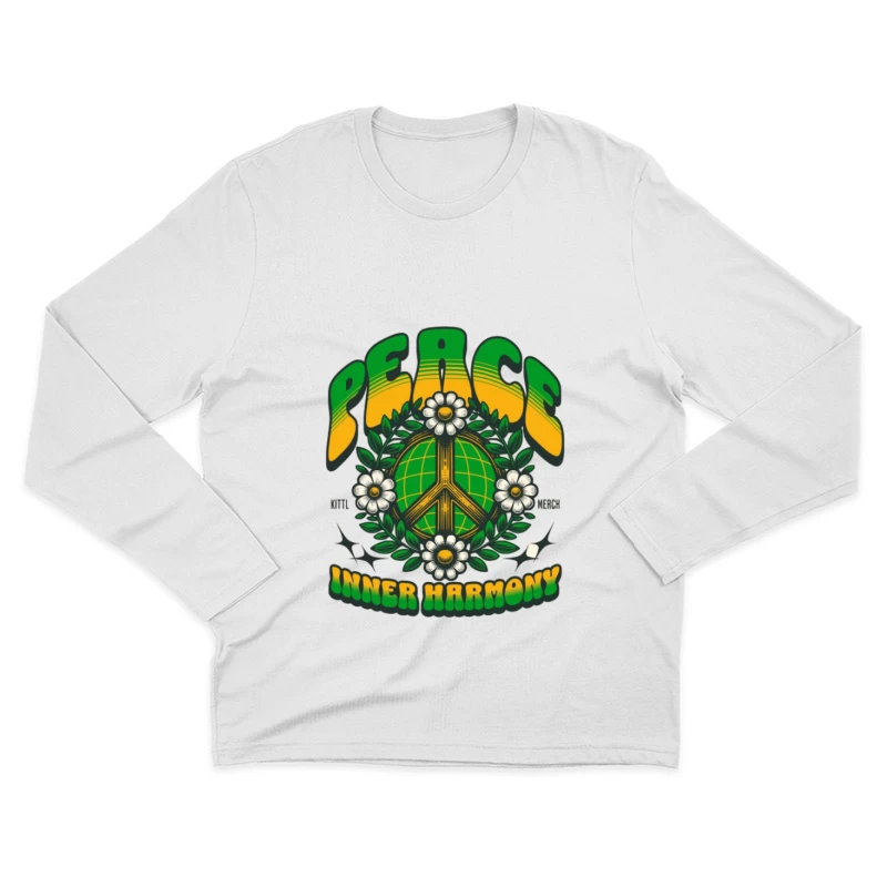 Design Paix et Harmonie Intérieure Homme Manches Longues T-Shirt
