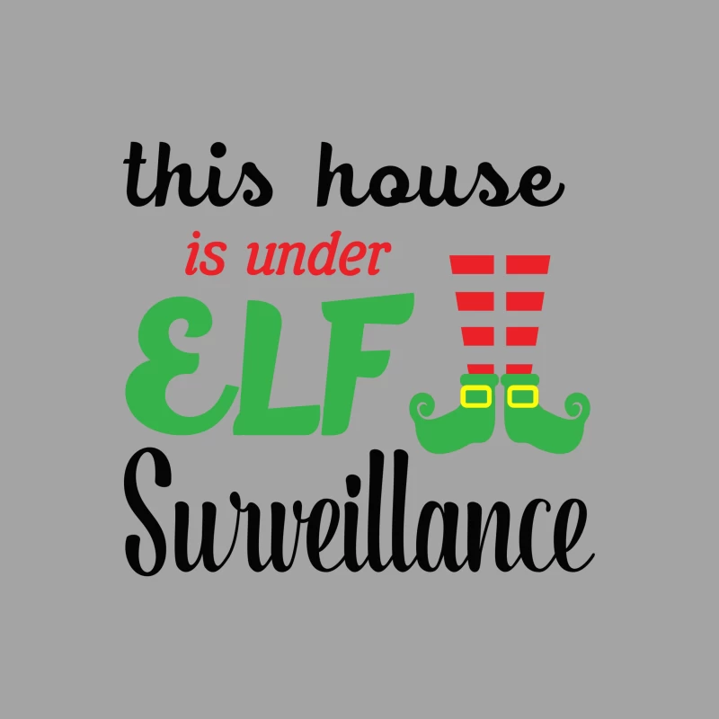 Maison sous surveillance par des elfes Femme T-Shirt
