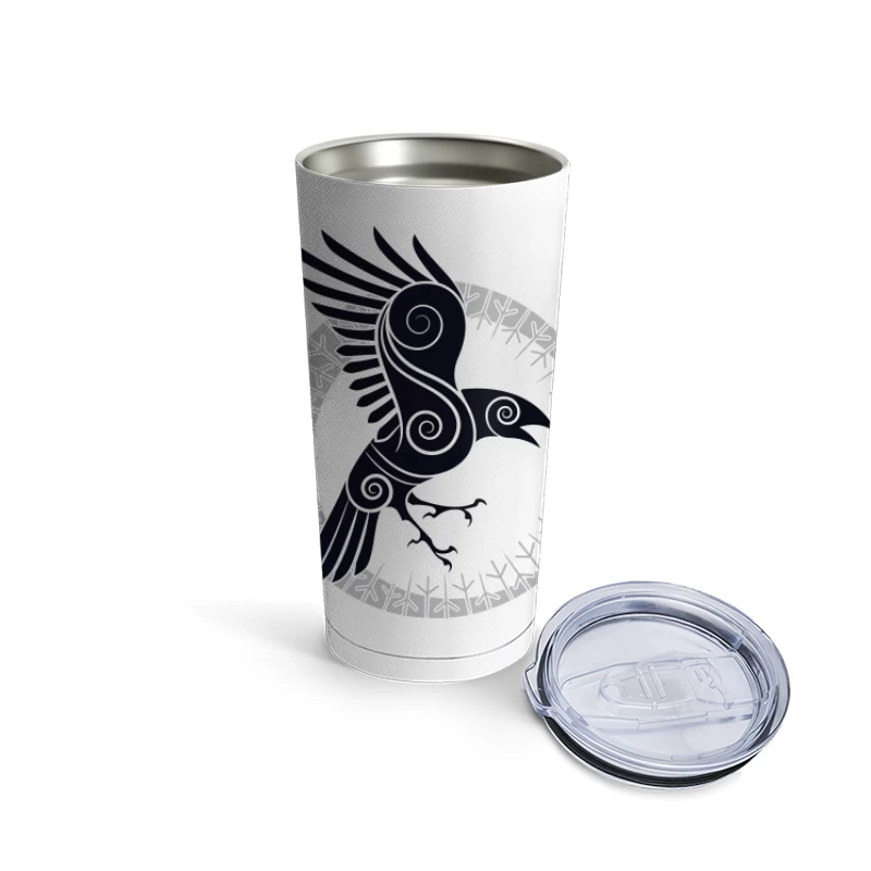 Raven of the Ancient Skies Travel Mug