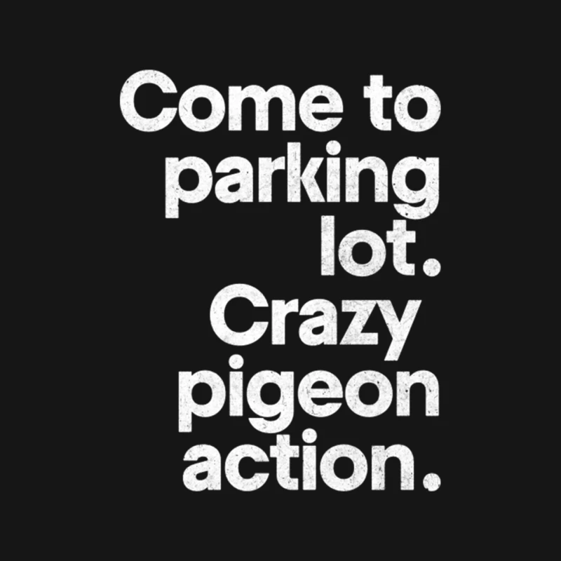 Come to parking lot - Crazy pigeon action. Mouse Pad
