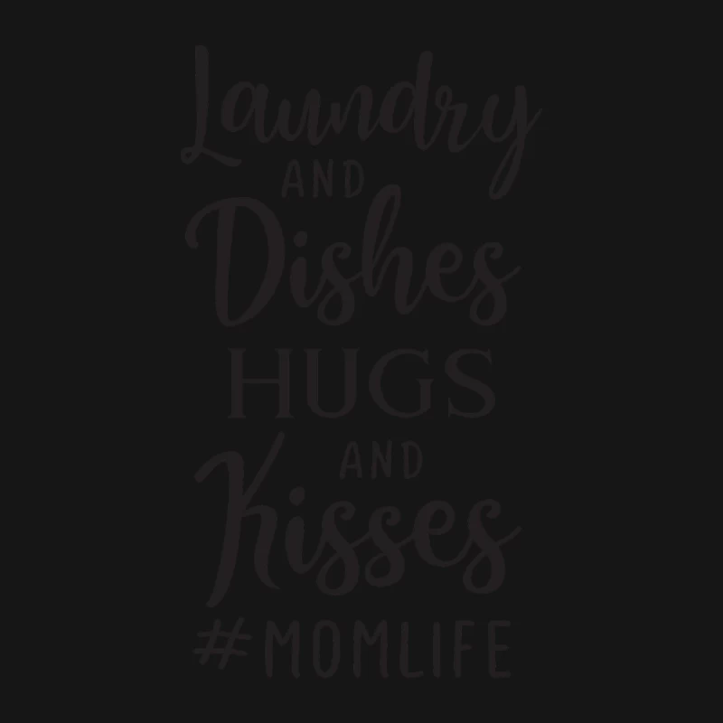 Vie de maman: tâches ménagères et amour Homme Manches Longues T-Shirt