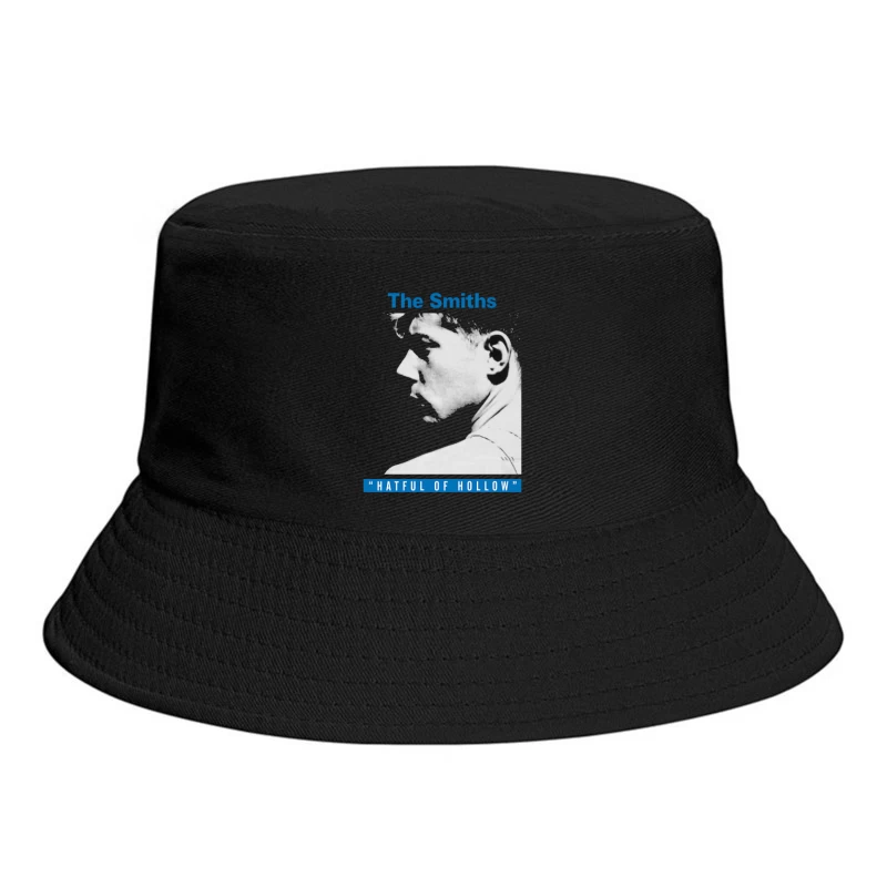 The Smiths 'Hatful of Hollow' Album Cover Art in Black and White Bucket Hat