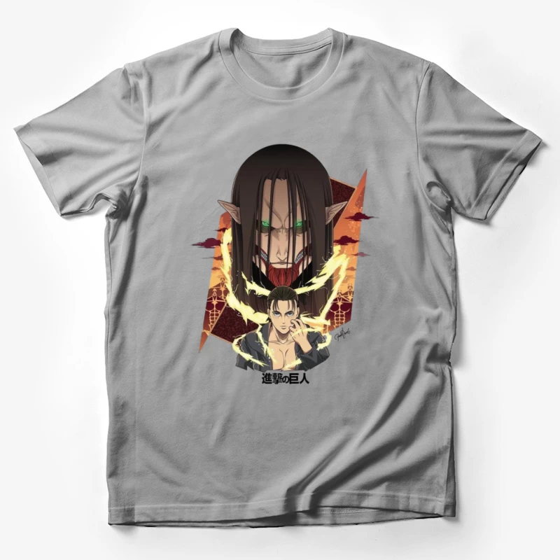 Titan-Kampf mit Energieaura Herren T-Shirt