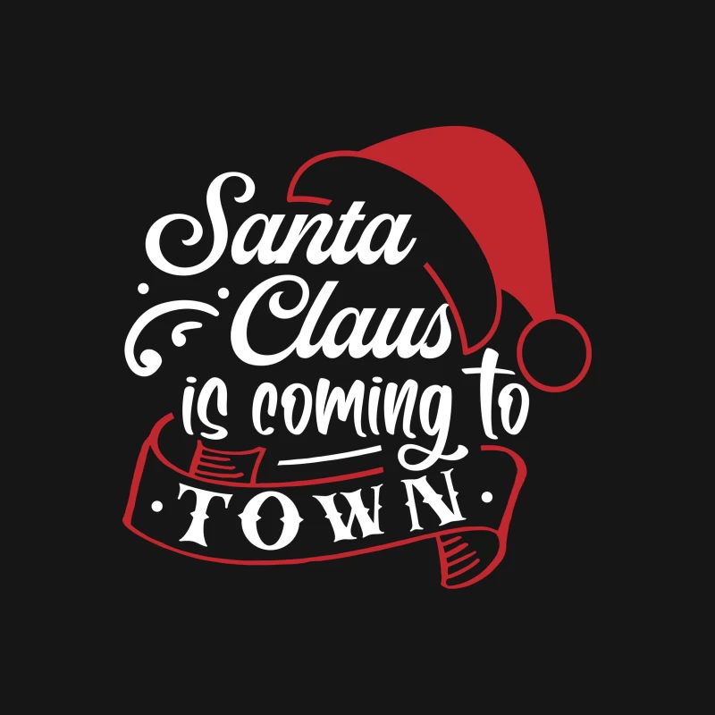 Santa Claus avec Chapeau Rouge Femme T-Shirt