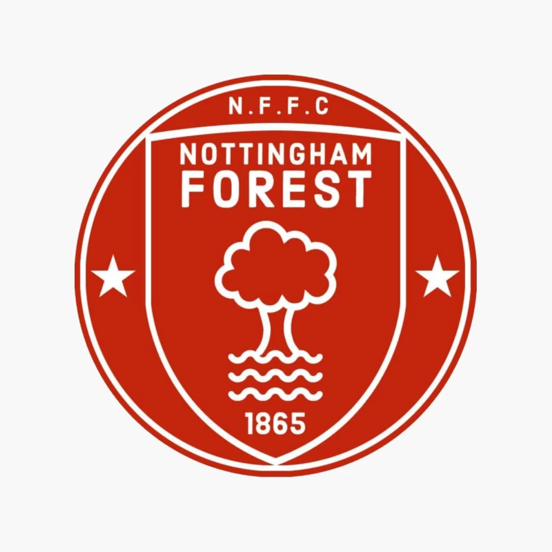 Nottingham Forest Retro Badge Cotton Tote Bag