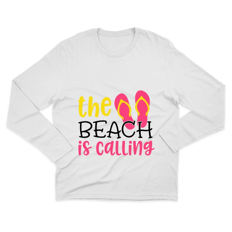 Vacances d'été à la plage Homme Manches Longues T-Shirt