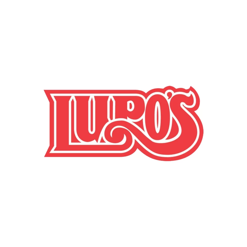 Lupo's spiedies logo Desk Mat