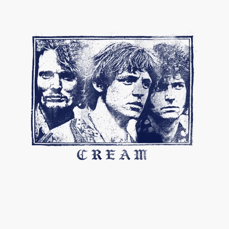 Cream  Original Vintage Look Fan Design Cotton Tote Bag