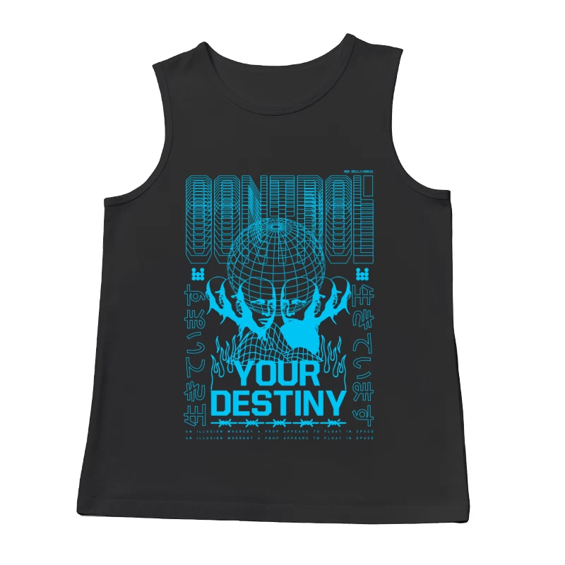 Kontrolliere dein Schicksal mit futuristischem Design Herren Tanktops