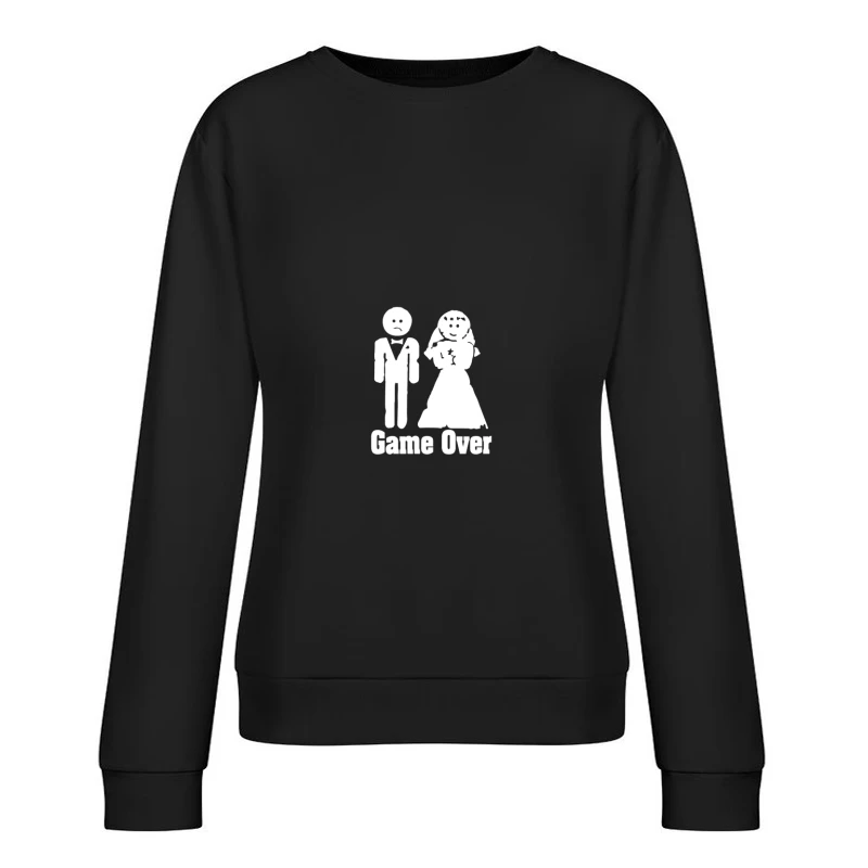 Humour de Mariage - Game Over Femme Sweat-shirt à enfiler