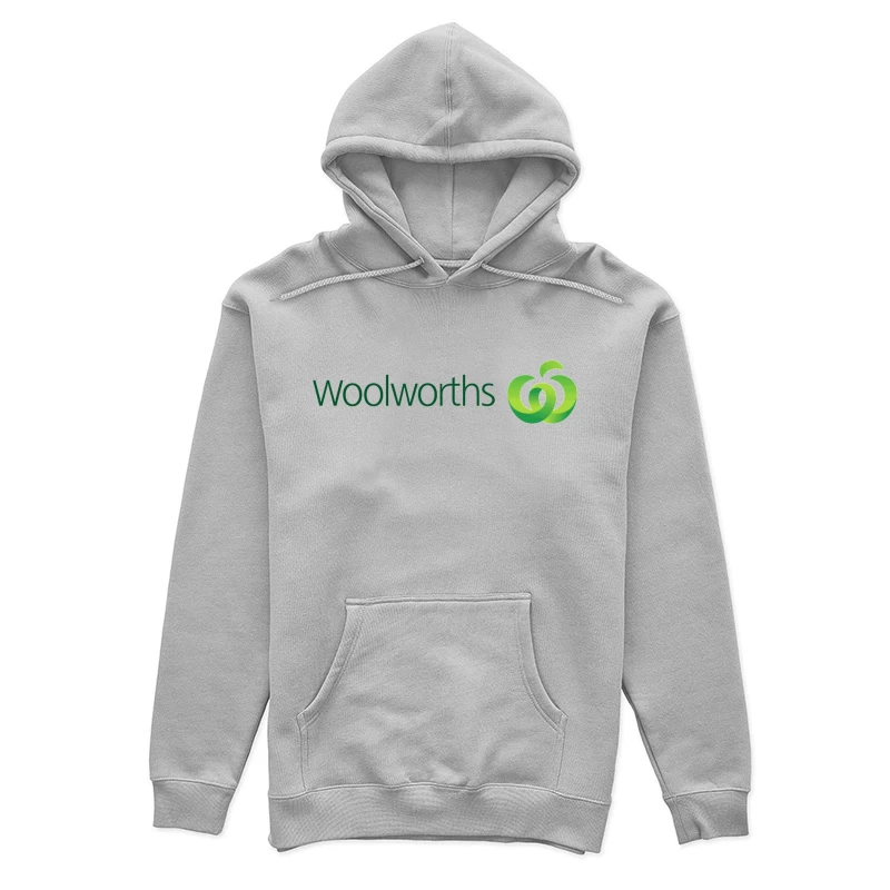 Woolworths Supermarket Chain Logo with Green Apple Design Female Pullover Hoodie