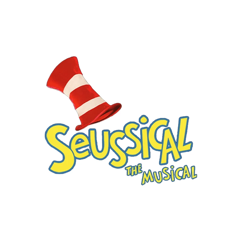 Seussical The Musical Theater Production Logo Throw Pillow