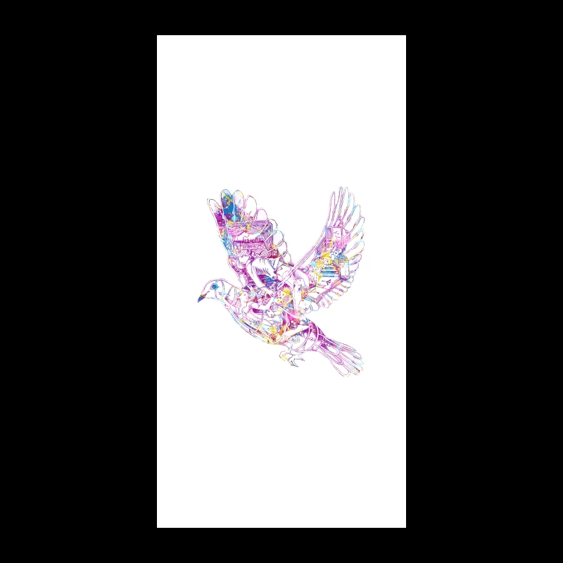 Coldplay Dove Fly iPhone Case