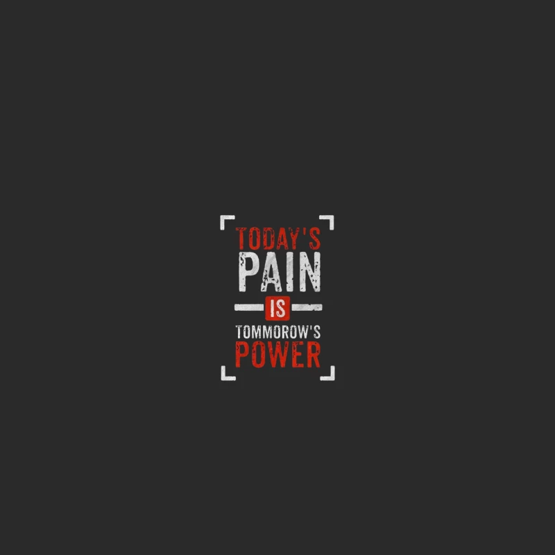 Inspirational Quote on Pain and Power Baseball Cap