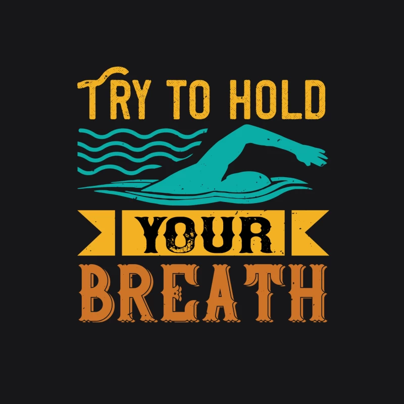 Essayez de retenir votre souffle avec la natation Homme Sweat à capuche