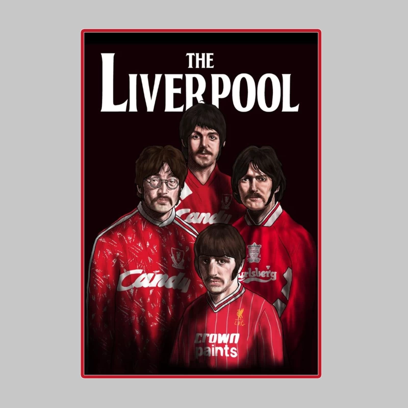 Liverpool/Beatles Mashup Female Long Sleeve T-Shirt