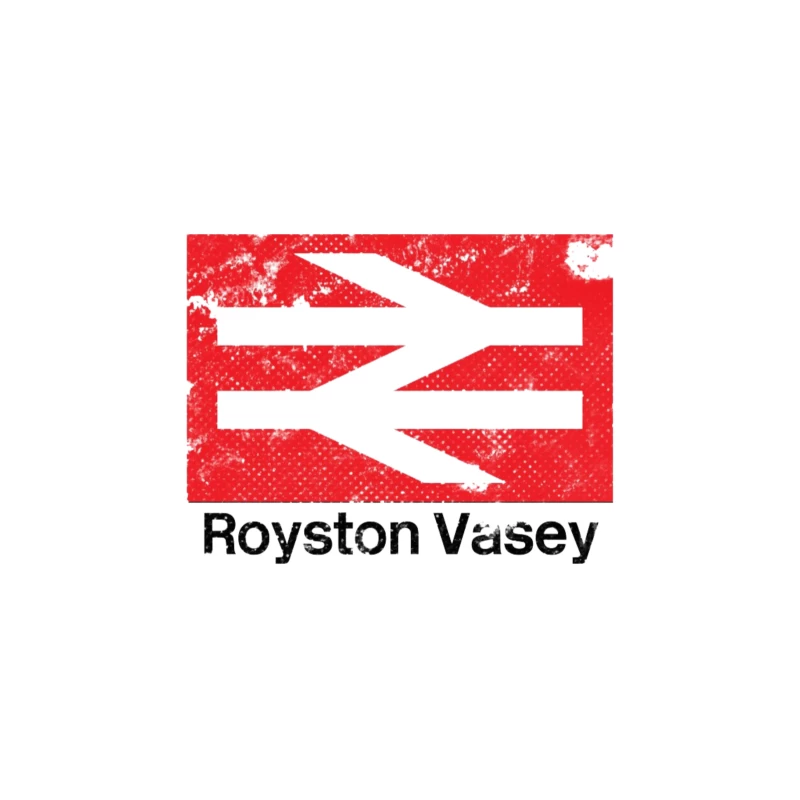 Royston Vasey Train Station Throw Pillow