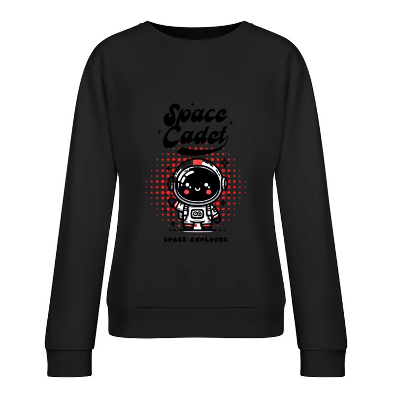 Adorable Space Cadet Astronaute Femme Sweat-shirt à enfiler
